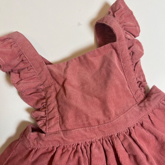 Janie & Jack NWT 6-12M corduroy jumper and bow - Picture 2 of 6